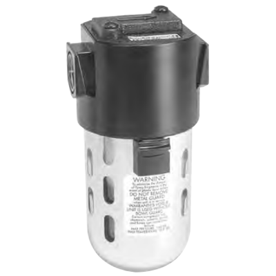 Wilkerson AF2 Series Modular Afterfilter, Port Sizes 1/4, 3/8, 1/2; Flows to 91 SCFM